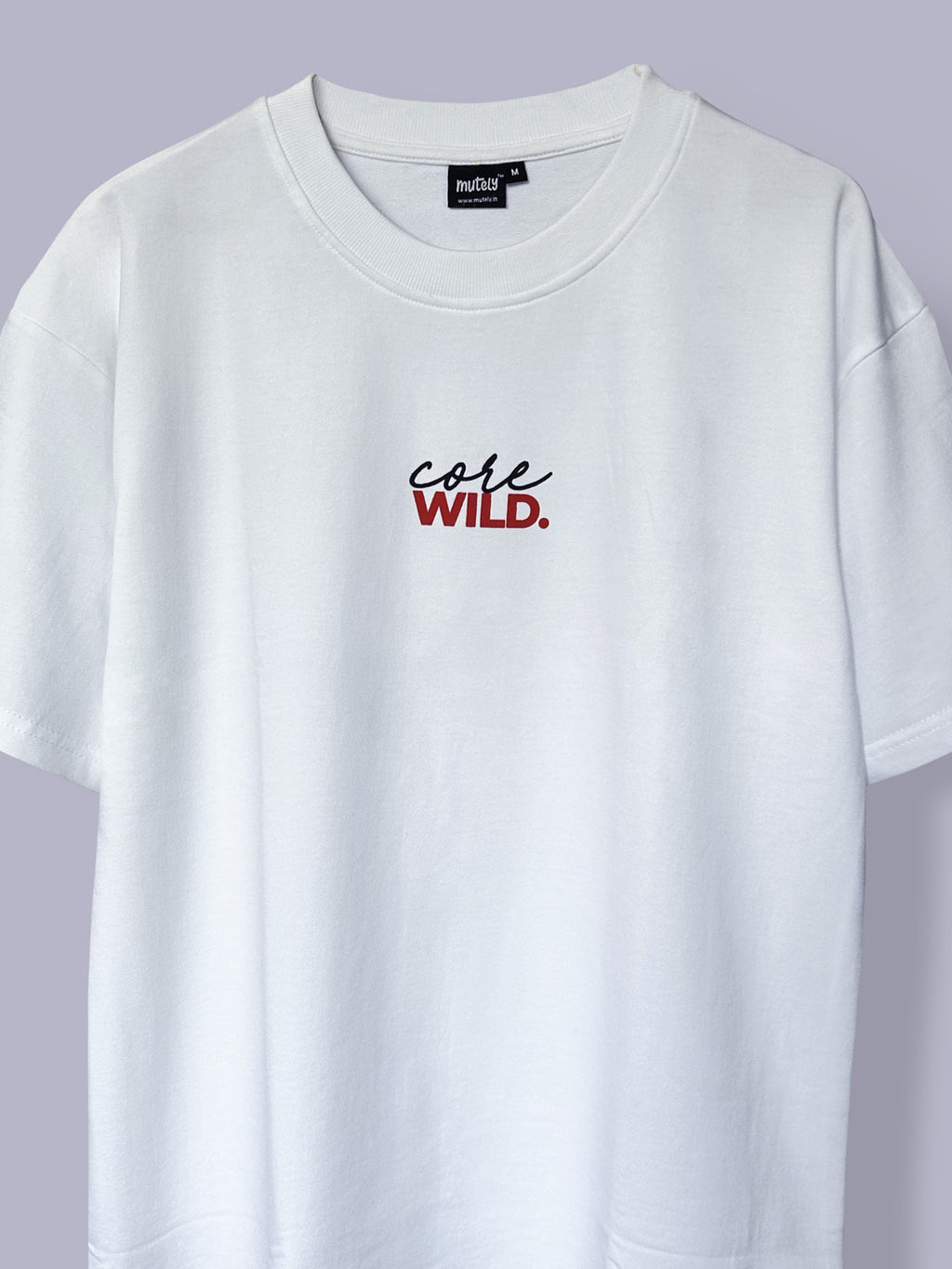 Wild Markhor- Oversized White T-Shirt