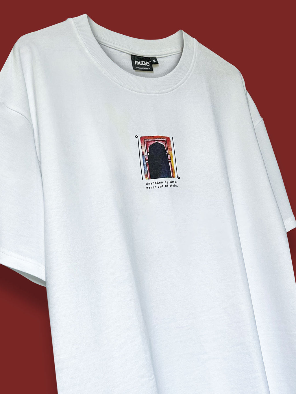 Indian Streets – Oversized White T-Shirt